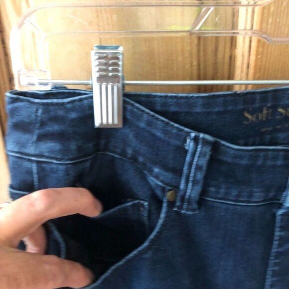 Soft Surroundings Womens Small 5 Pocket Pull-On Denim Leggings Skinny Jeans - Picture 2 of 6